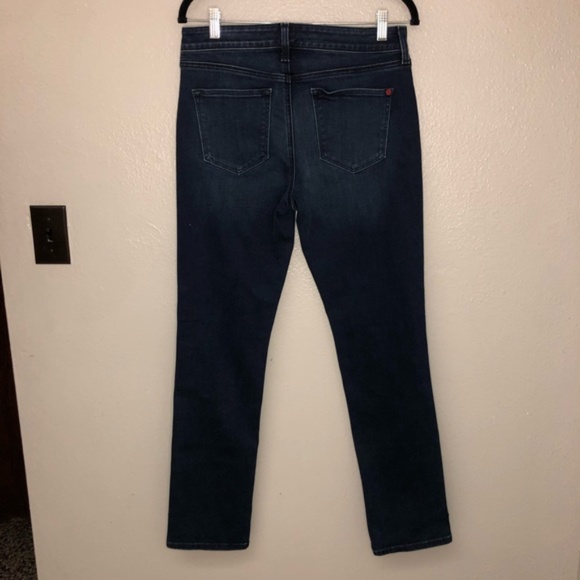 Spanx 5 Pocket Straight Dark Wash High Rise Jeans - Picture 4 of 5
